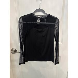 Sheer Sleeve Top by Bobeau